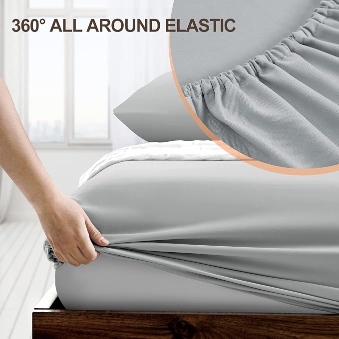 FreshCulture King Fitted Sheet 2 Pack - Image 3
