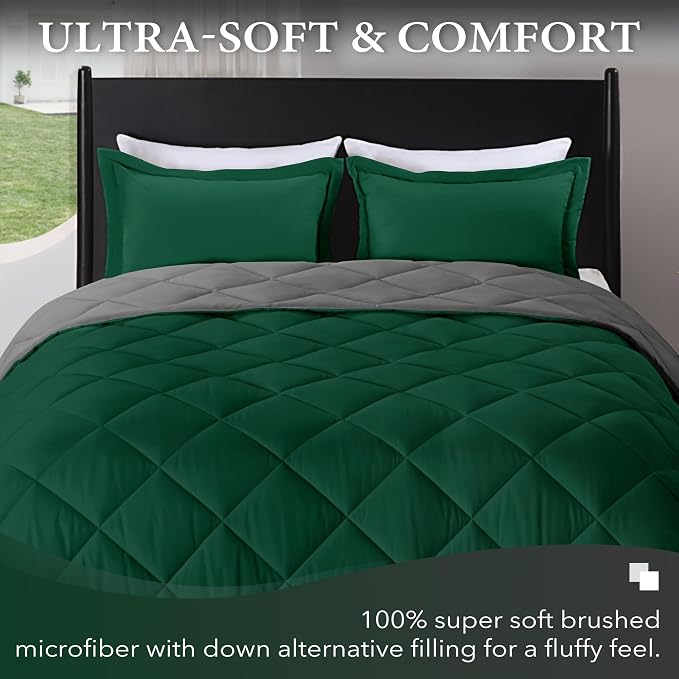 downluxe Queen Comforter Set - Image 2