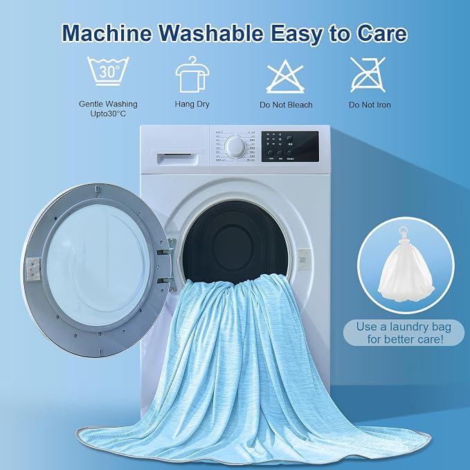 KMUSET Cooling Blanket King Size, Double Sided Summer Cooling Blankets - Image 7