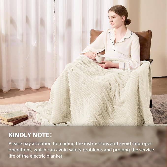 Homemate Heated Blanket Electric Throw - Image 6
