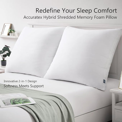 ACCURATEX Euro Pillows Set of 2 - Image 2