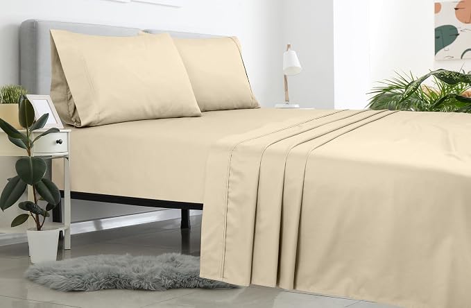 Royale Linens Queen Flat Sheet - Image 7