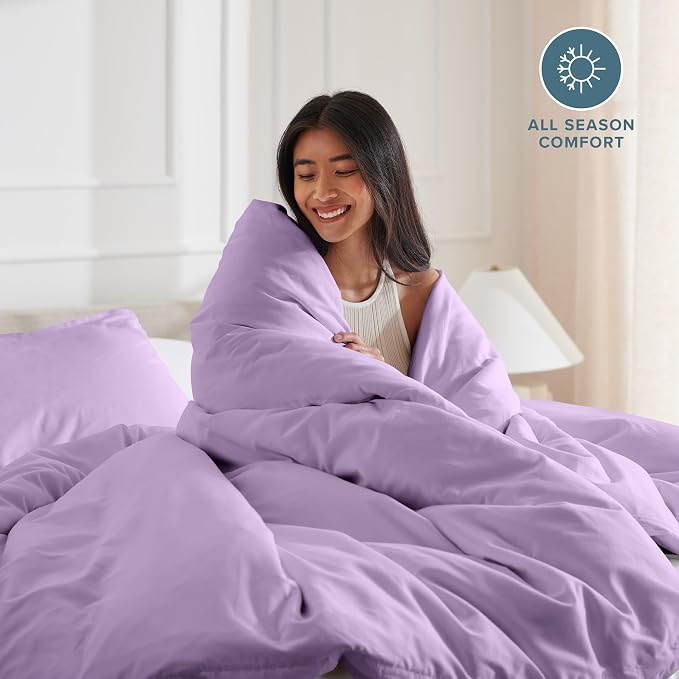 Bare Home Bedding Duvet Cover Queen Size - Image 3