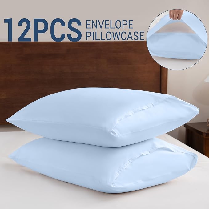 Pillowcases Queen 12 Pack, 20x30 Pillow Cases - Image 5