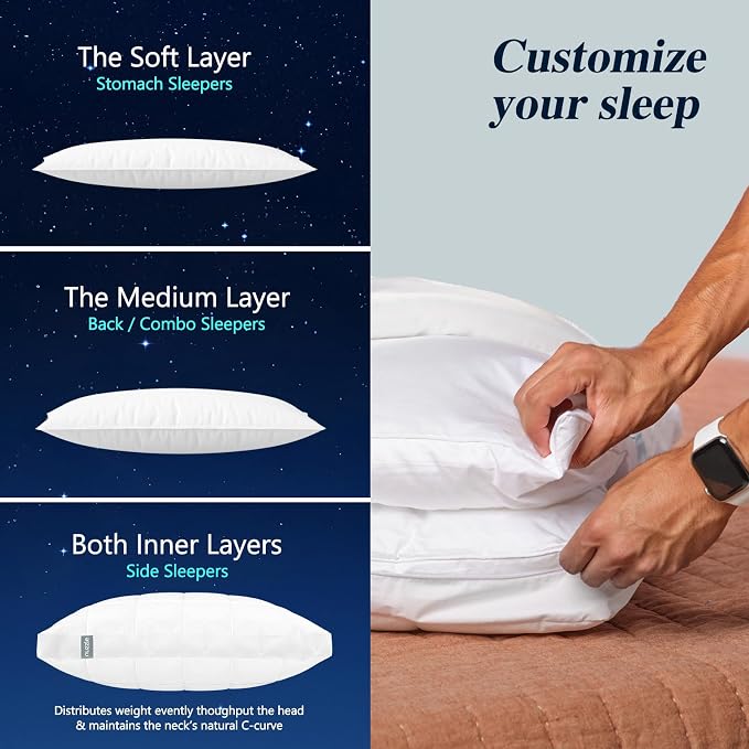 Nuzzle Cooling Adjustable Pillow - Image 4