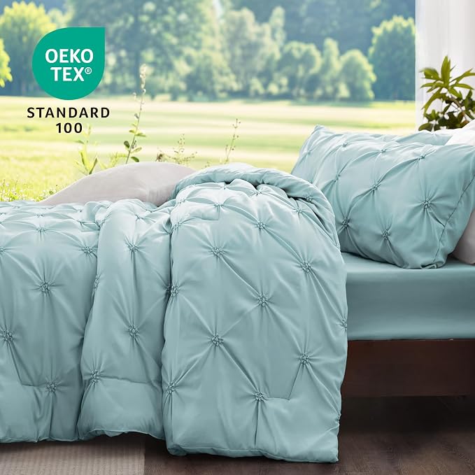 BEDELITE Dusty Blue King Size Comforter Set - Image 3