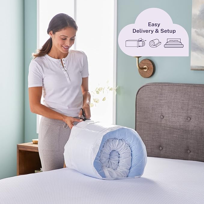 Sleep Innovations Dual Layer 4 Inch Memory Foam Mattress Topper, California - Image 7