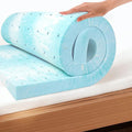 EGO Topper 3 Inch Full Memory Foam Mattress Topper, Cooling Gel Foam Mattress by MLILY