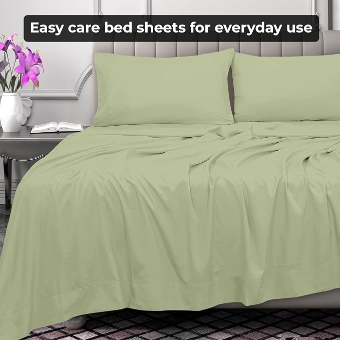 Royale Linens California King Flat Sheet - Image 6