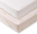 Burt's Bees Baby Essential Organic Cotton Fitted Crib Sheet, Breathable by BurtsBeesBaby
