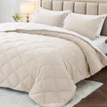 MUXHOMO 5 Pieces Twin Comforter Set, Reversible Bed in a Bag Twin Size by MUXHOMO