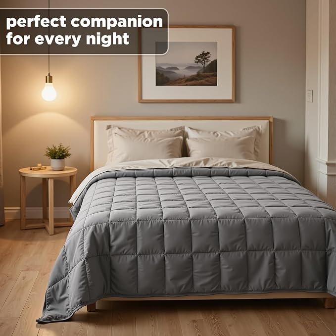 Smart Queen Weighted Blanket for Adults, Full Size 48x72, Soft Heavy Blanket - Image 5