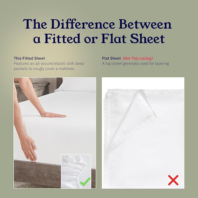 California Design Den Cotton Sateen Damask Stripe King Fitted Sheet Only - Image 4