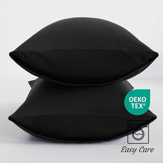 NTBAY Queen Pillow Cases Set, 2 Pack Brushed Microfiber 20x30 Inches, Stain - Image 3