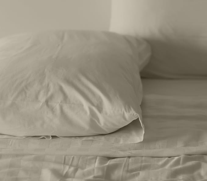 RUVANTI 100% Cotton Sheets – Full Size Percale Bedding, Cooling & Breathable - Image 9