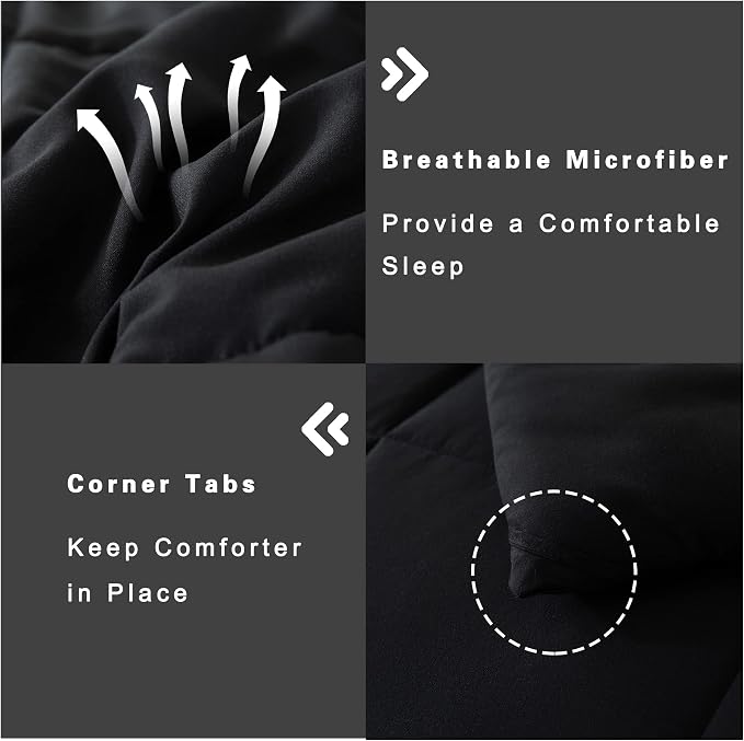 DOWNCOOL Full Size Comforter Sets -All Season Bedding Comforters - Image 5