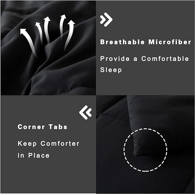 DOWNCOOL King Size Comforter Set -All Season Bedding Comforters Sets - Image 5