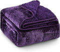 Super Fuzzy Soft Sherpa Fleece Weighted Blanket, 15 lbs Dual Sided Fluffy Heavy by EazfyPro