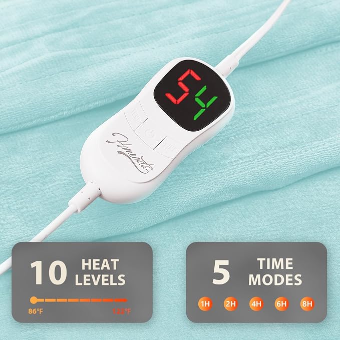 Homemate Electric Heated Blanket Twin Size - Image 4