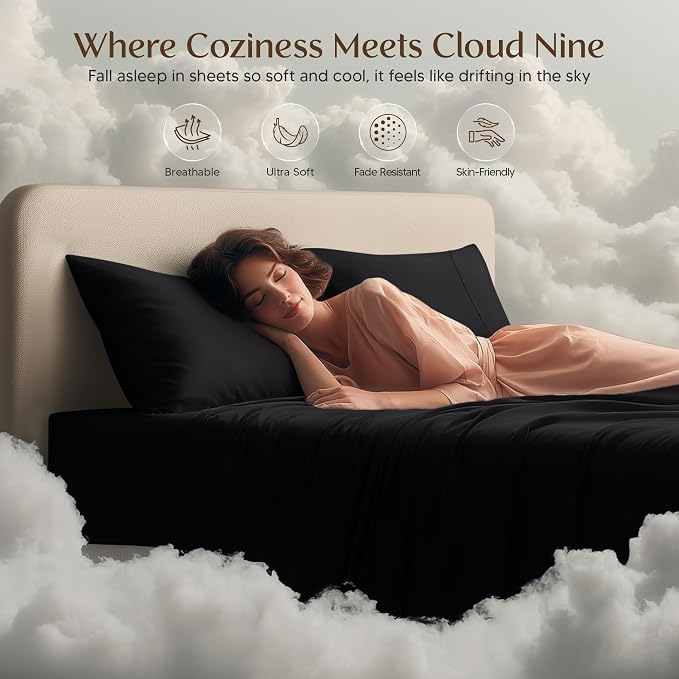 Utopia Bedding King Size Sheet Set – 4 Piece Bed Sheets, Soft and Breathable - Image 6
