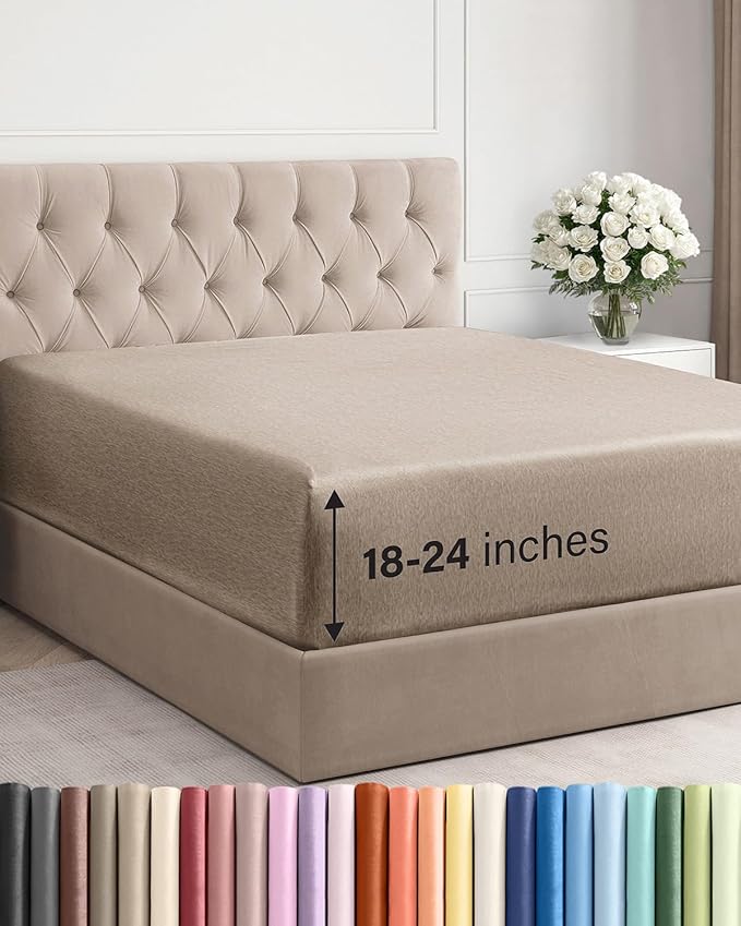 Extra Deep Queen Fitted Sheet by CGKUnlimited