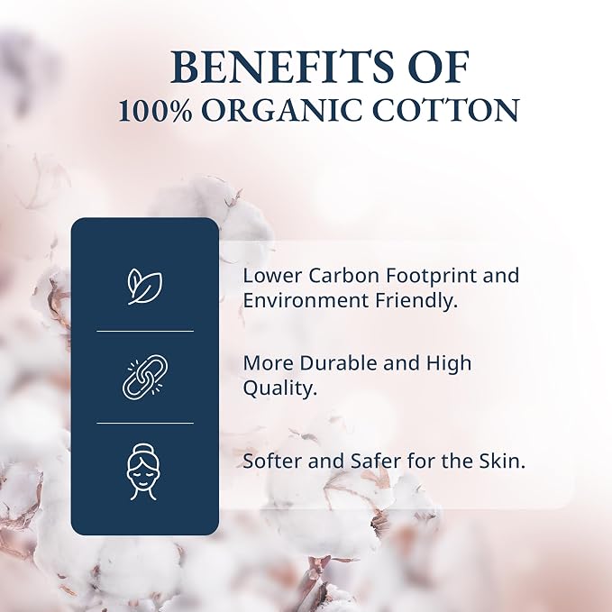 Lane Linen 100% Organic Cotton Twin XL Size Flat Sheet Only - Image 7