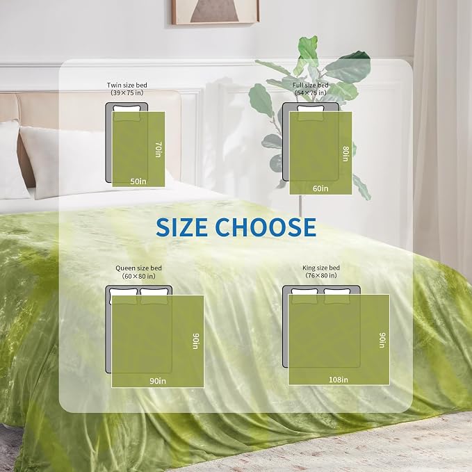 Guohaoi Cooling Throw Blanket for Hot Sleepers, Decortive Tie Dye, Arc-Chill - Image 4