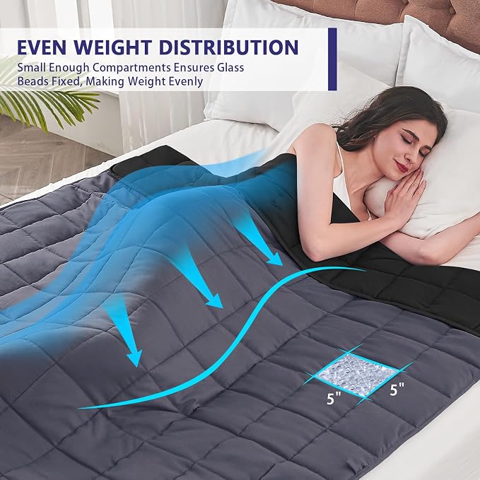 yescool Weighted Blanket for Adults Cooling Heavy Blanket for Sleeping Perfect - Image 8