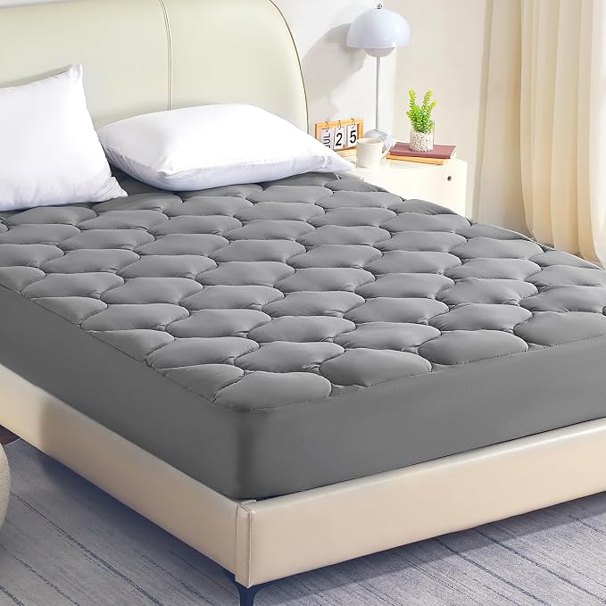 SLEEP ZONE Full Size Cooling Mattress Pad - Image 3