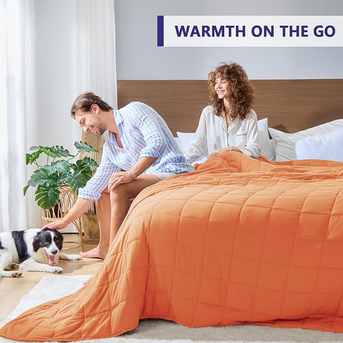 yescool Weighted Blanket for Adults Cooling Heavy Blanket for Sleeping Perfect - Image 4