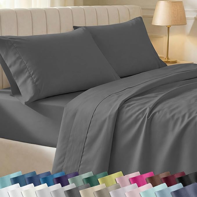 California Design Den Soft 100% Cotton Twin Sheet Set, 400 Thread Count Good by CaliforniaDesignDen