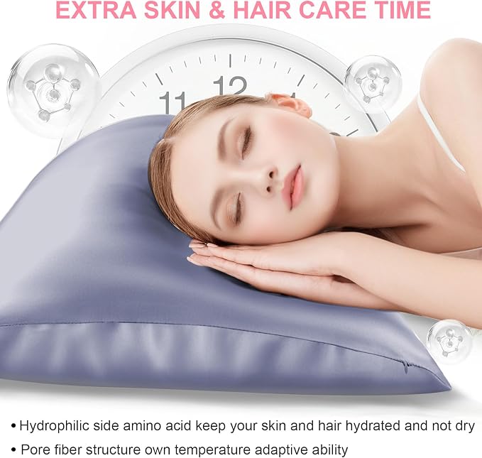 Silk Pillow Cases 2 Pack King Size - Image 3