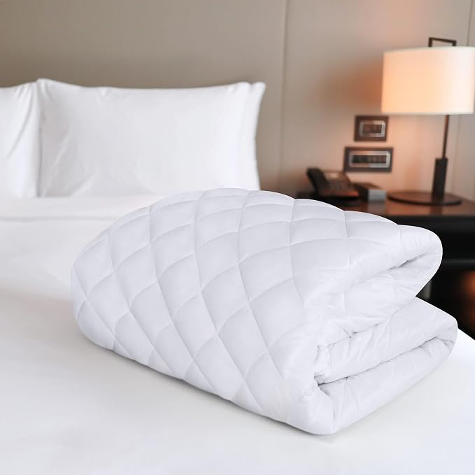 Utopia Bedding 2 Pack Quilted Fitted Mattress Pad, King Size, Elastic Fitted - Image 5