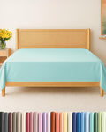 Twin XL Size Flat Sheet by CGKUnlimited