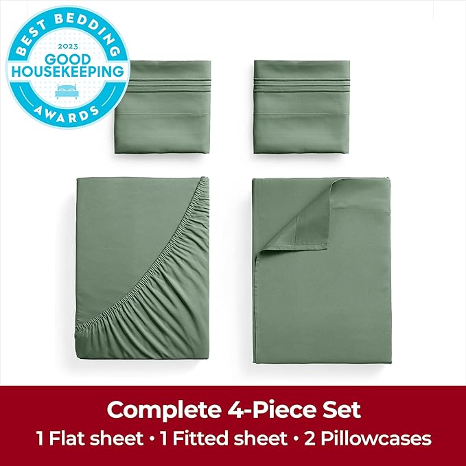 Mellanni Extra Deep California King Sheets - Image 4