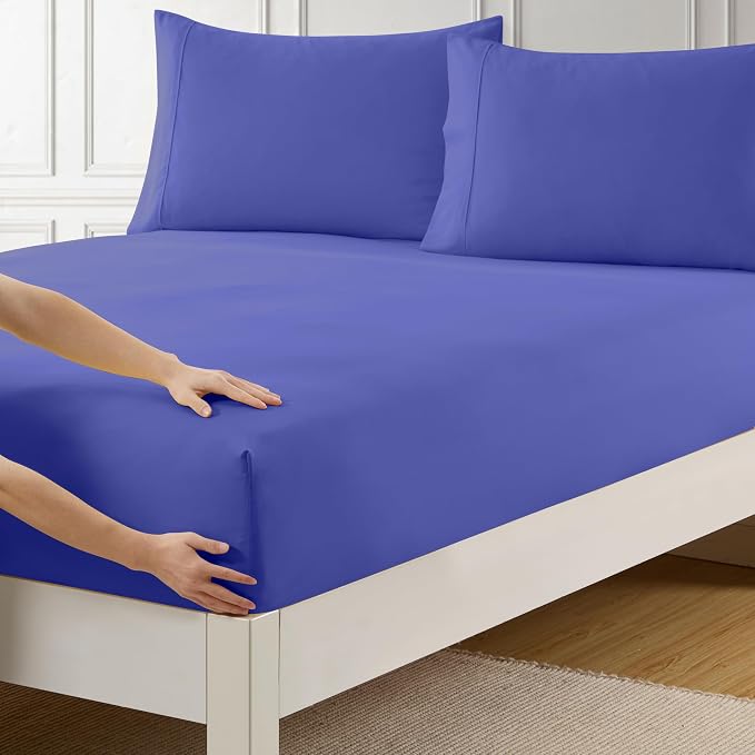 King Size Fitted Sheet Only by SweetHomeCollection