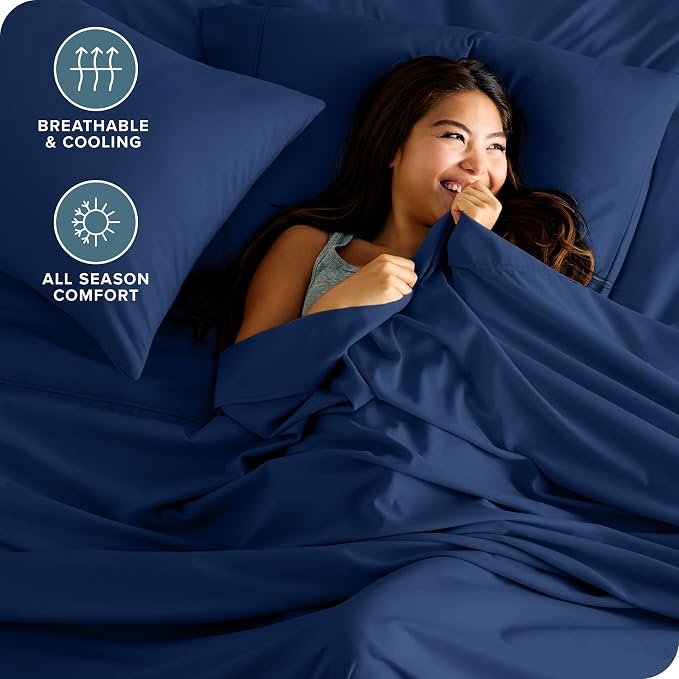 Bare Home Split Head Flex King Sheet Set - Image 4