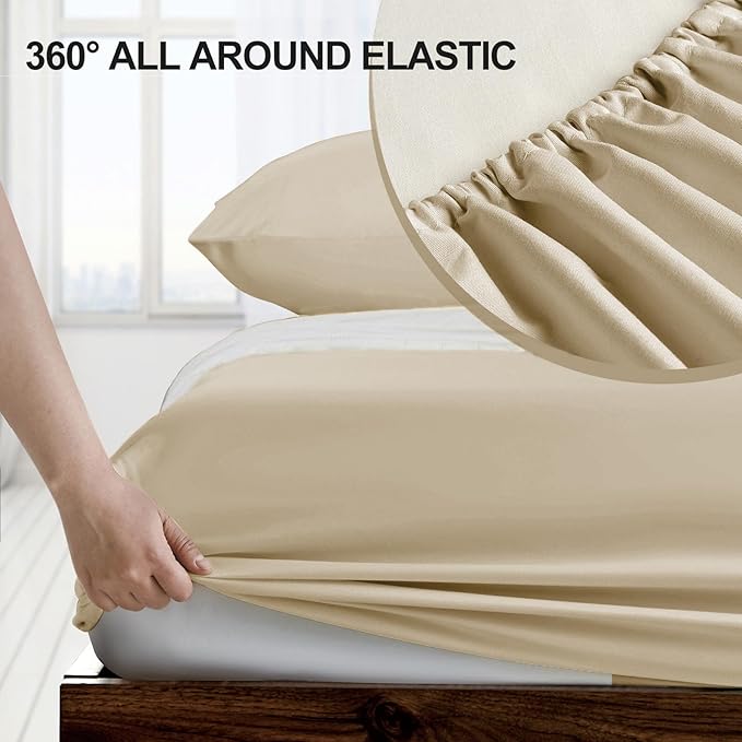 FreshCulture Twin Fitted Sheet Only 2 Pack - Image 3