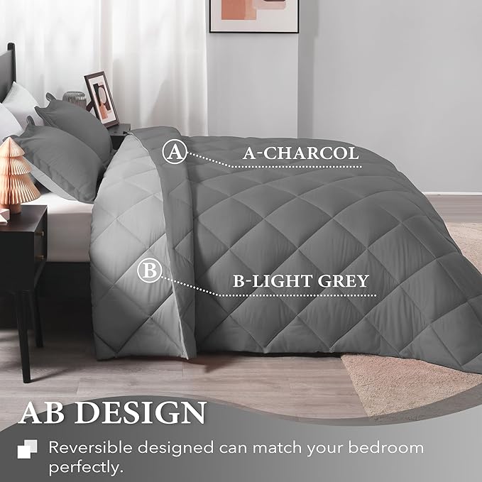downluxe Twin Comforter Set - Image 4