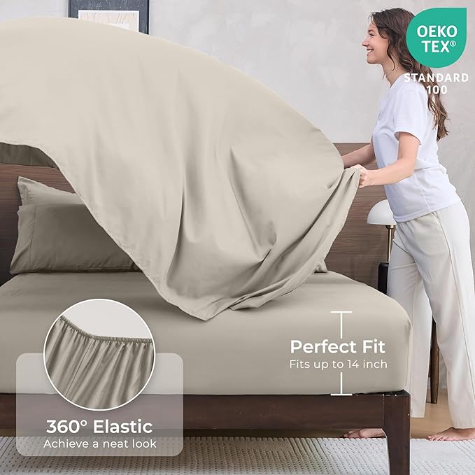 HEVUMYI Linen Full Comforter Set - Image 5