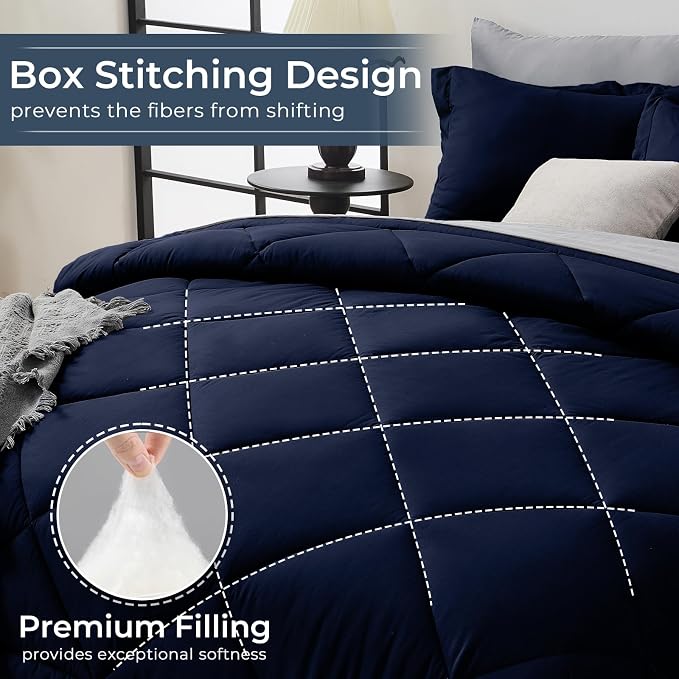 HEVUMYI Queen Comforter Set - Image 4