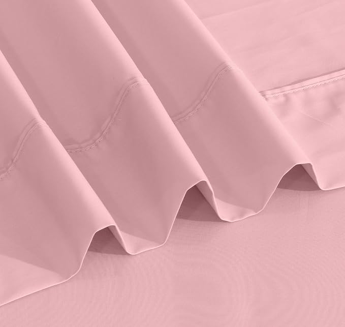 RUVANTI 100% Cotton Sheets – Queen Size Percale Bedding, Cooling & Breathable - Image 8