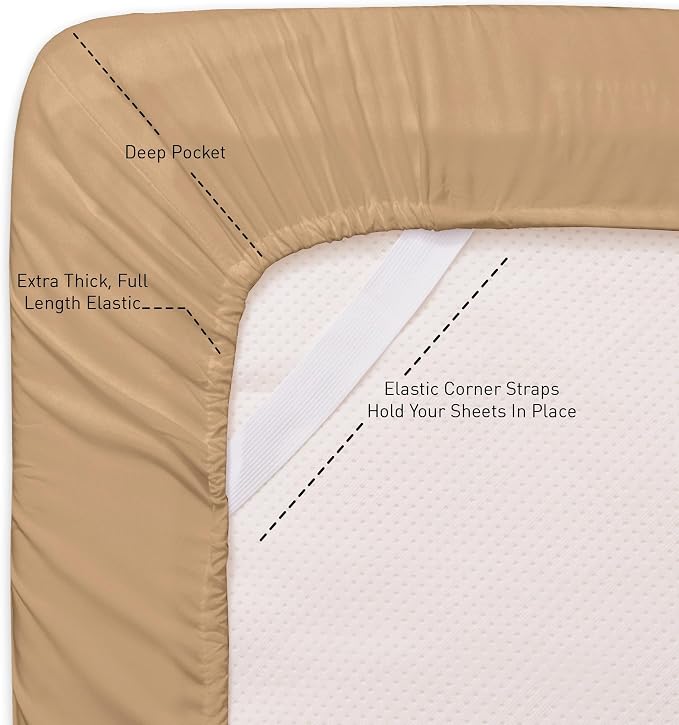 Twin Sheets - Breathable Luxury Sheets - 1800 Supreme Collection Extra Soft - Image 5