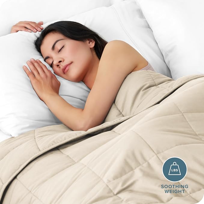 Bare Home Weighted Blanket Queen Size 20lb - Image 2