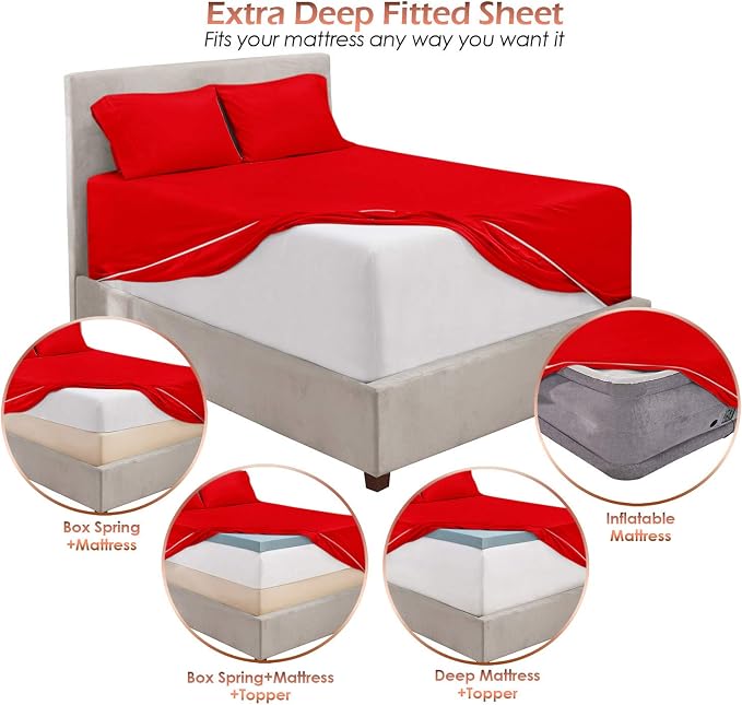 Hearth & Harbor Queen Sheets Sets - Image 6