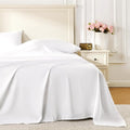 ROSE&RISY White Queen Sheet Set, 4 Pieces Soft Bedding Queen Sheet Set by ROSERISY