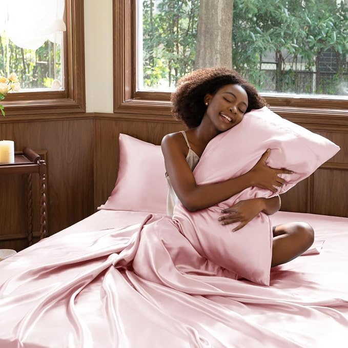 CozyLux Satin Sheets Full Size Sheets - Image 7