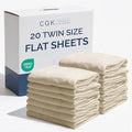 Twin Size Flat Sheets by CGKUnlimited