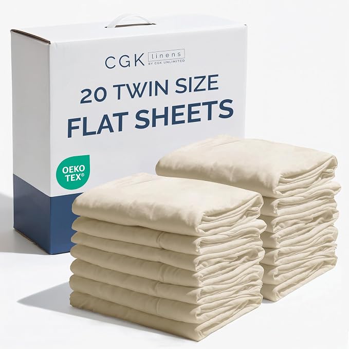 Twin Size Flat Sheets by CGKUnlimited
