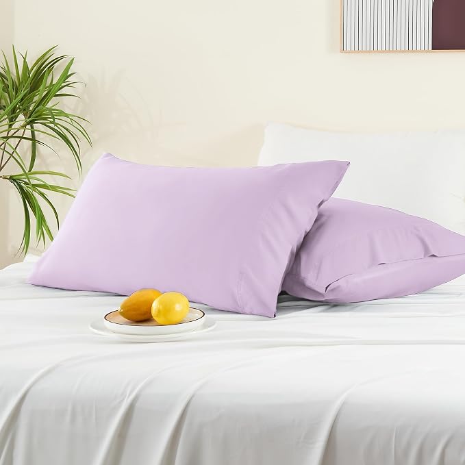 BEDELITE King Size Pillow Cases Set of 2, Rayon Derived from Bamboo, Cooling - Image 7